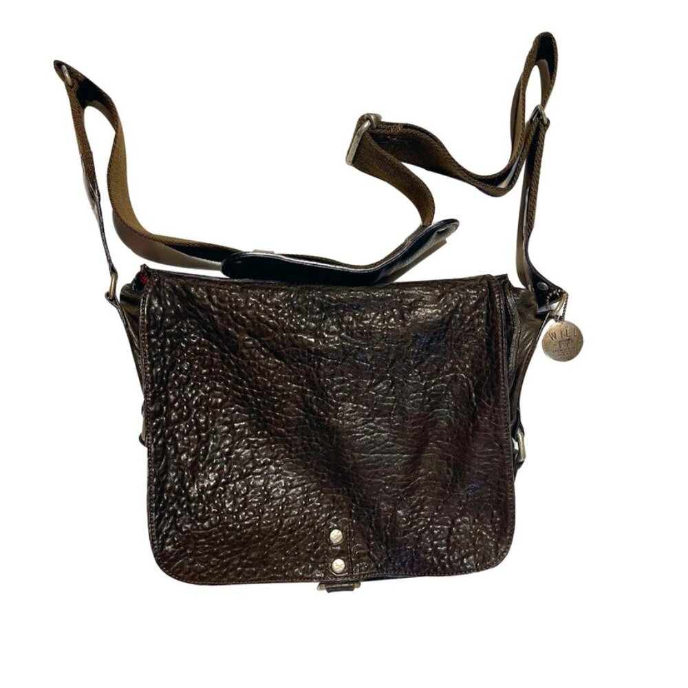 Leather crossbody messenger bag by WILL leather goods